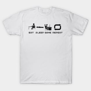 Eat, Sleep, Game, Repeat LIGHT T-Shirt